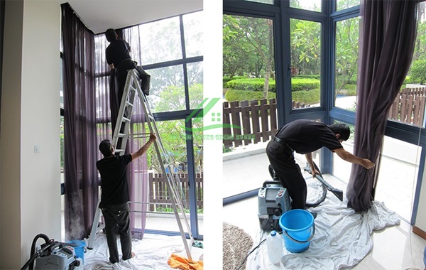 tiệm giặt rèm cửa đường lê văn thọ gò vấp