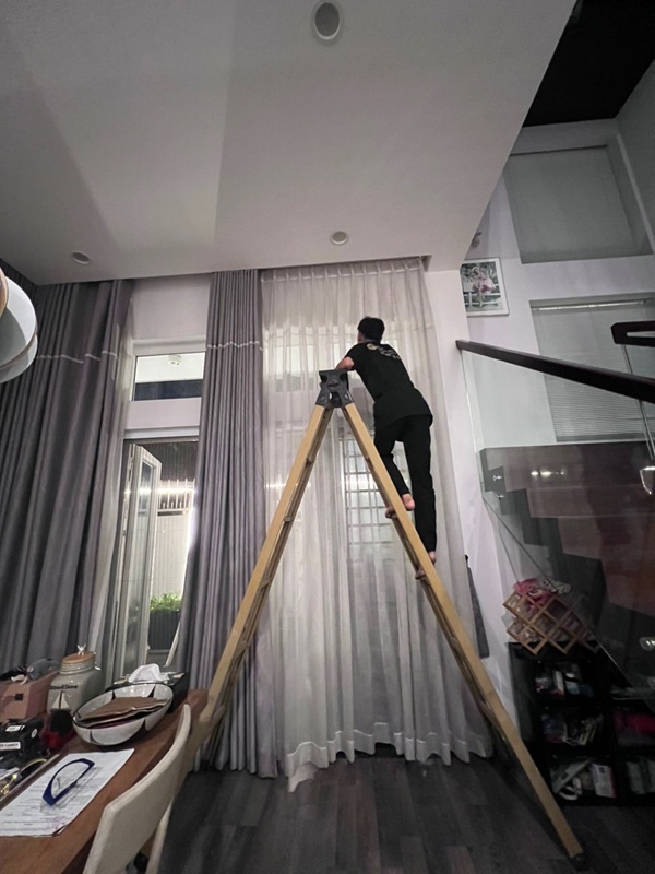 tiệm giặt rèm cửa đường quang trung gò vấp
