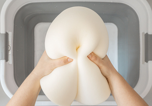 cách giặt gối cao su non tphcm