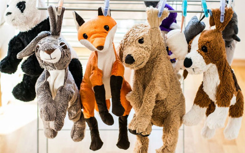 cách giặt gấu bông bằng máy giặt