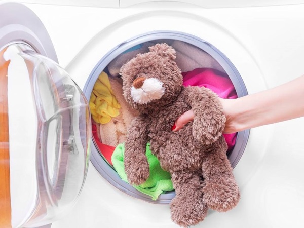 cách giặt gấu bông nhỏ