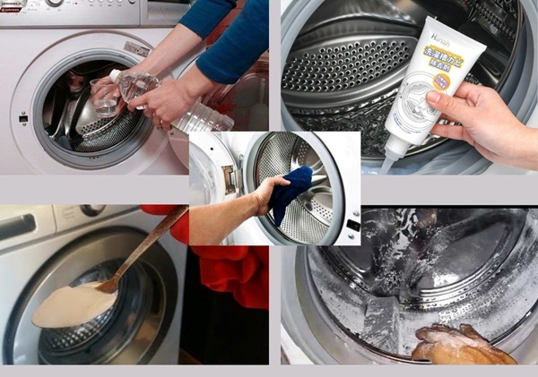 cách vệ sinh máy giặt cửa ngang electrolux