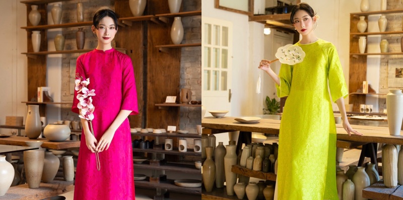 cách giặt áo dài lụa tơ tằm