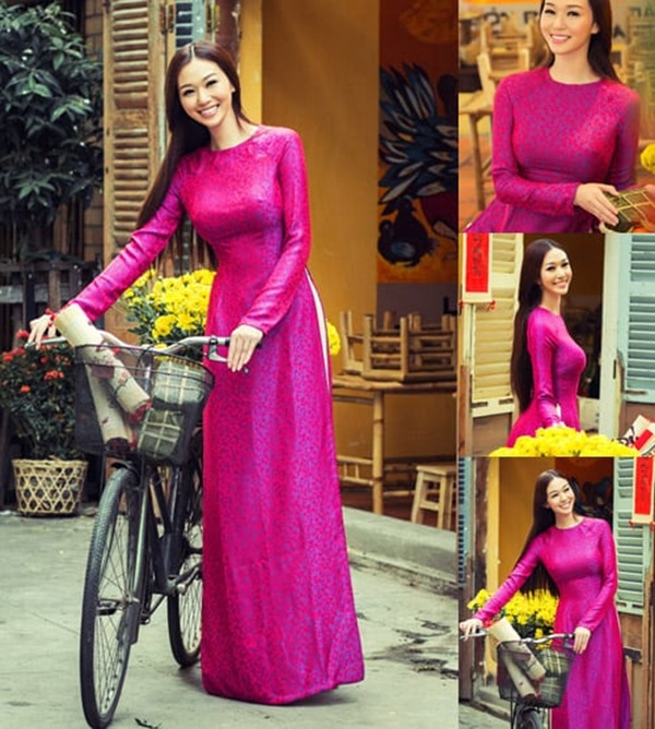 cách giặt áo dài lụa tơ tằm