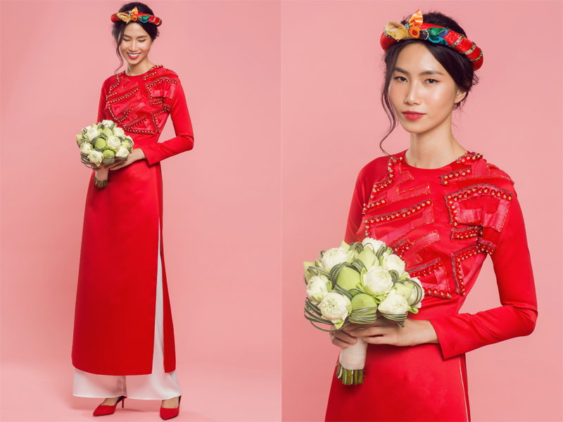 cách giặt áo dài vải gấm