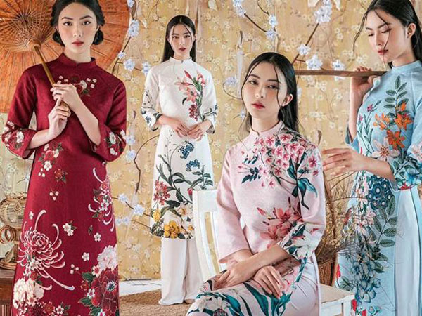 cách giặt áo dài vải gấm