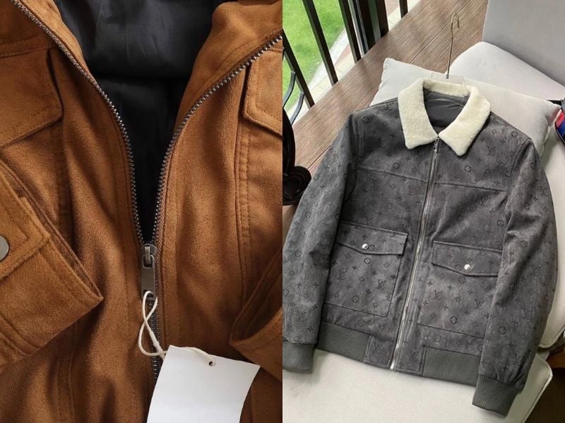 cách giặt áo khoác da lộn