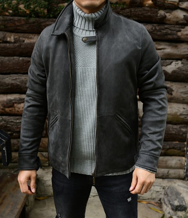 cách giặt áo khoác da lộn