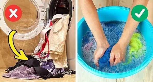 cách giặt quần lót bị vàng