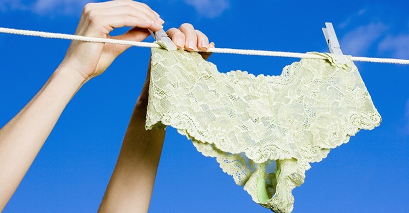 cách giặt quần lót bị nấm