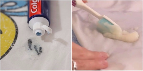 cách tẩy mực bút bi trên áo trắng