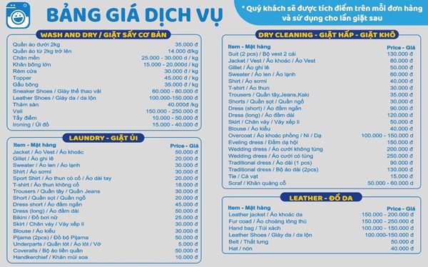 dịch vụ giặt khô tại nhà