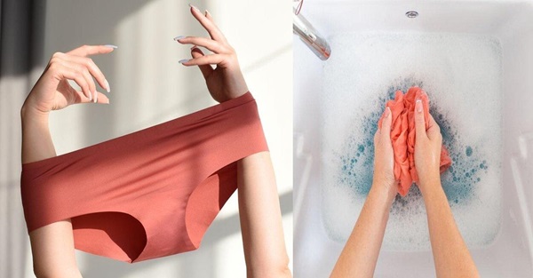 giặt quần lót bằng dung dịch phụ nữ được không