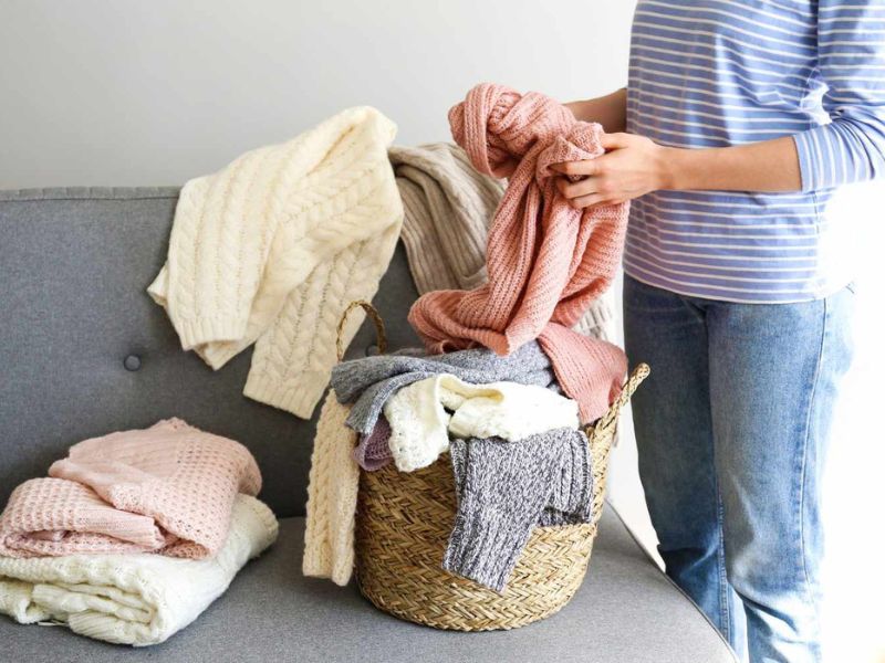 cách giặt áo len bằng tay